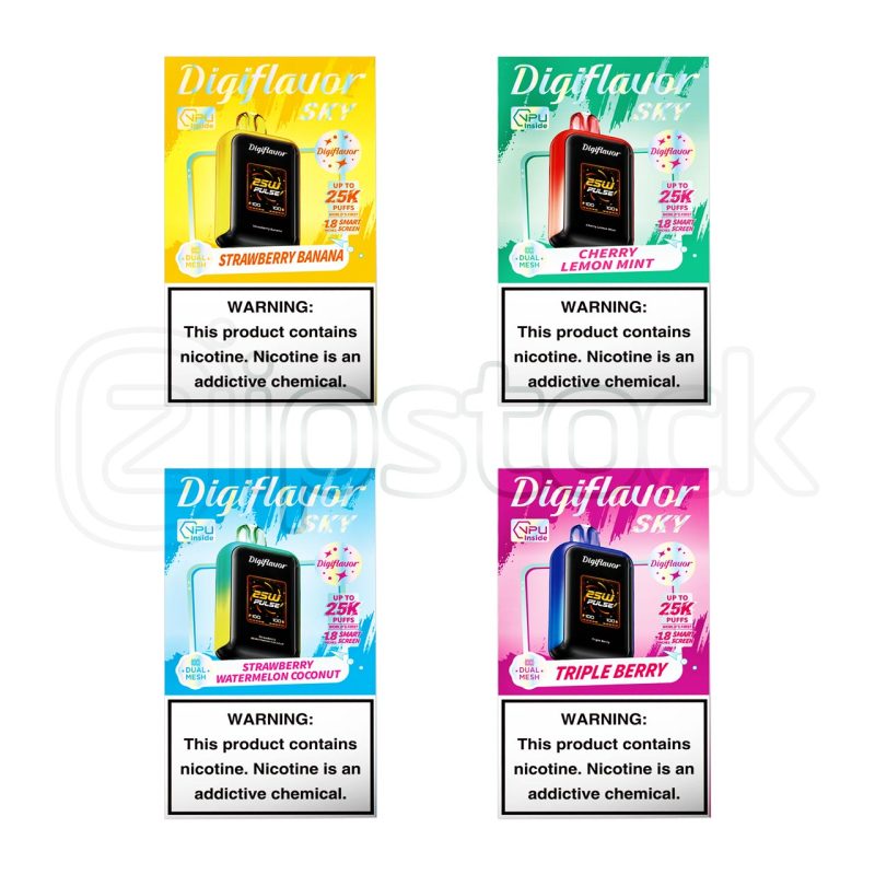 9 9 Digi Flavor SKY 25K Disposable Vape2024DigiFlavorSKYDisposable20