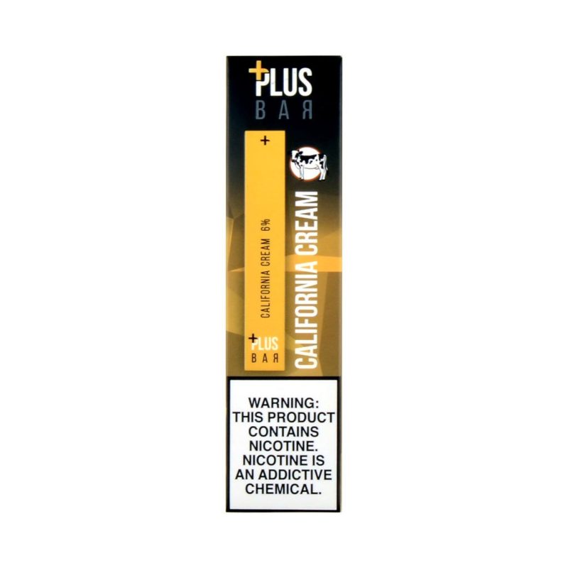 Plus Bar Disposable Vape Device California Cream