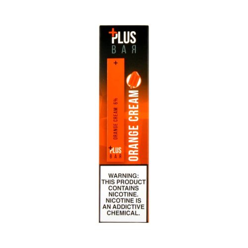 Plus Bar Disposable Vape Device Orange Cream