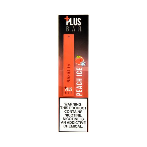 Plus Bar Disposable Vape Device Peach Ice