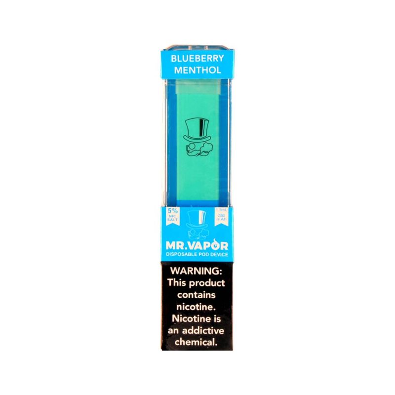 Mr. Vapor Disposable Vape Pen Blueberry Menthol