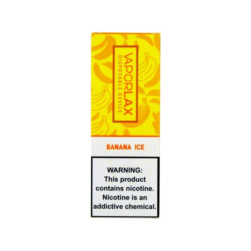 VaporLax Max Disposable Vape Banana Ice