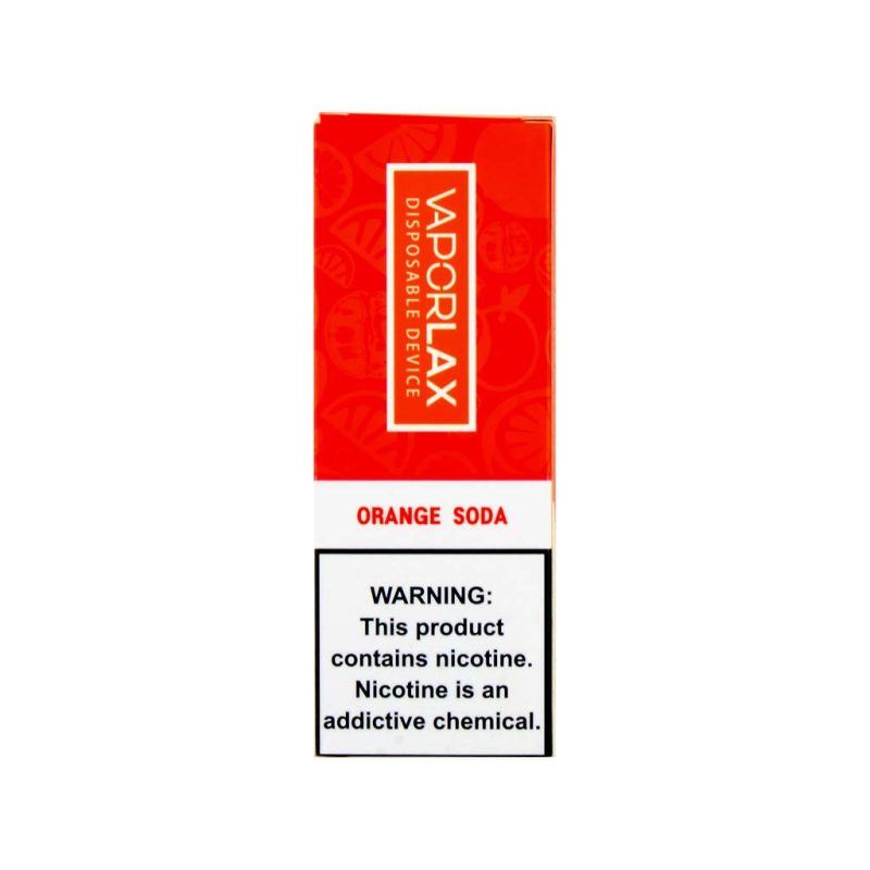 VaporLax Max Disposable Vape Orange Soda