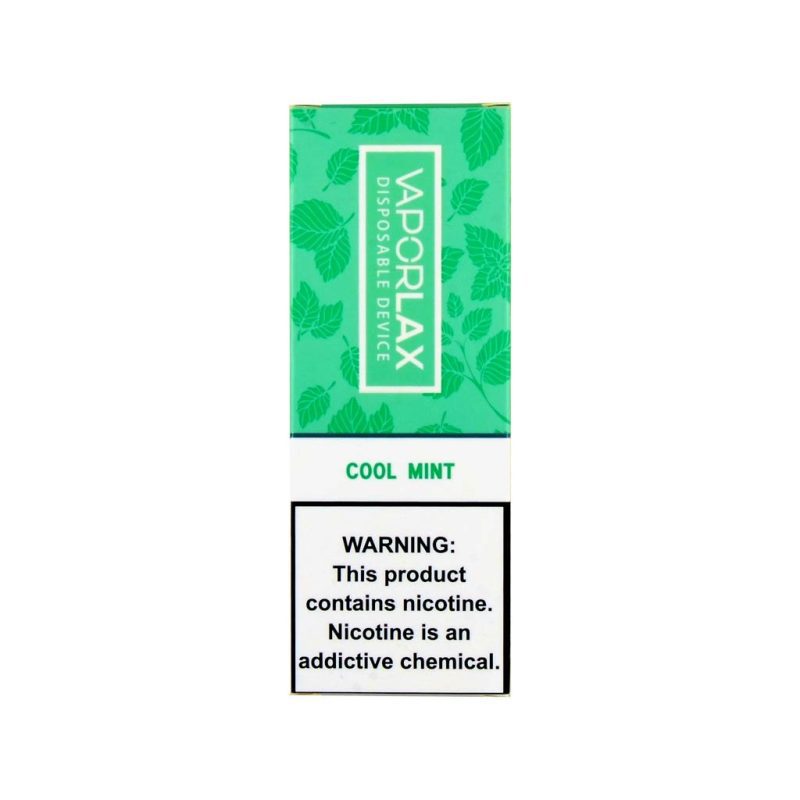 VaporLax Max Disposable Vape Cool Mint