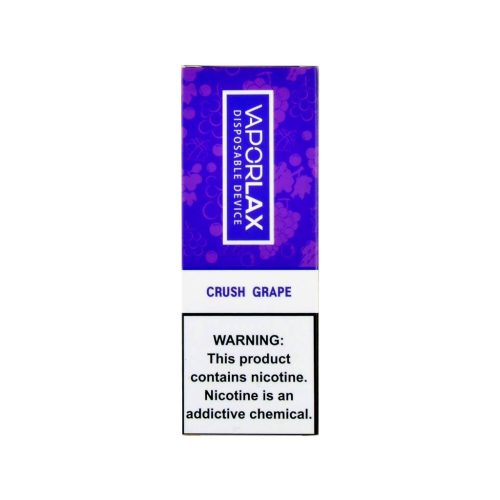 VaporLax Max Disposable Vape Crush Grape