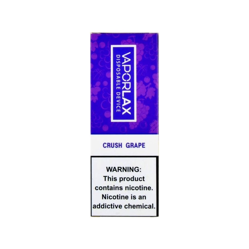 VaporLax Max Disposable Vape Crush Grape