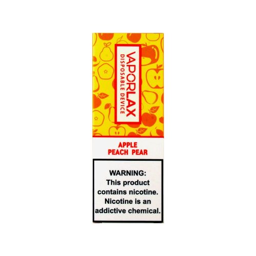 VaporLax Max Disposable Vape Apple Peach Pear