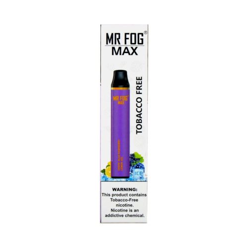 Mr Fog Max Disposable Vape Pen Grape Blue Raspberry Lemon Ice