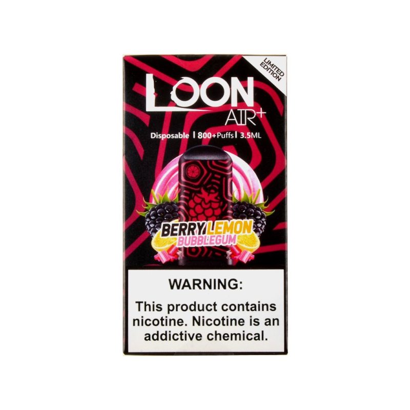 Loon Air Plus Disposable Vape Berry Lemon Bubble Gum